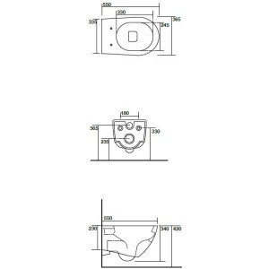 Унитаз Kerasan Aquatech 3715
