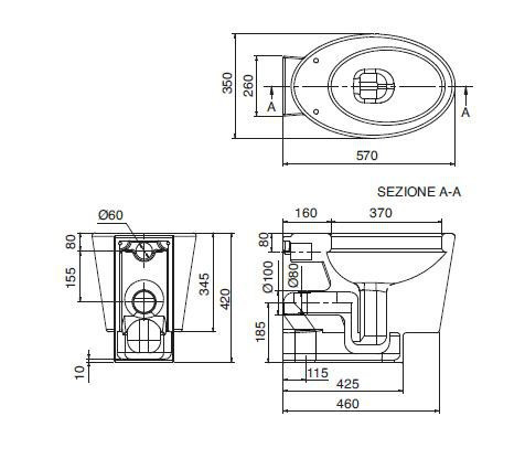 Унитаз Scarabeo Wish 2008