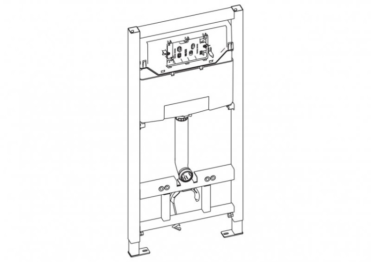Кнопка смыва BelBagno GENOVA BelBagno BB020-GV-CHROME.M