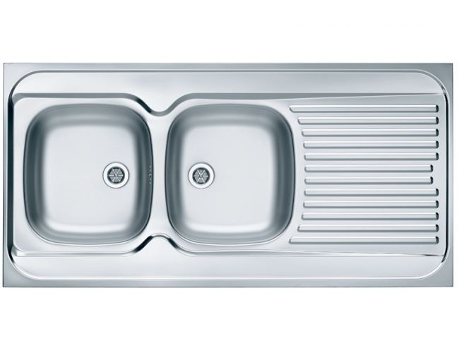 Мойка CLASSIC 100 NAT-60 1200X6002X левая в комплекте с сифоном 1071240,