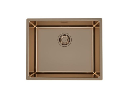 Мойка KOMBINO 50 MONARCH COPPER SAT-90 542X442X195 F/S  в компл. с выпуском без сифона,