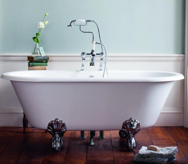 Смеситель для ванны с ручным душем, набортный [CL15]