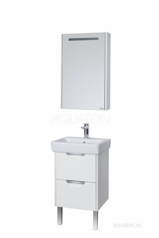 Тумба под раковину Aquaton Сильва 50 дуб полярный 1A211701SIW70
