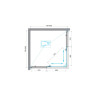 Душевой уголок BELBAGNO UNIQUE-A-2 BelBagno UNIQUE-A-2-75/90-P-Cr