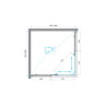 Душевой уголок BELBAGNO UNIQUE-A-2 BelBagno UNIQUE-A-2-75/90-P-Cr