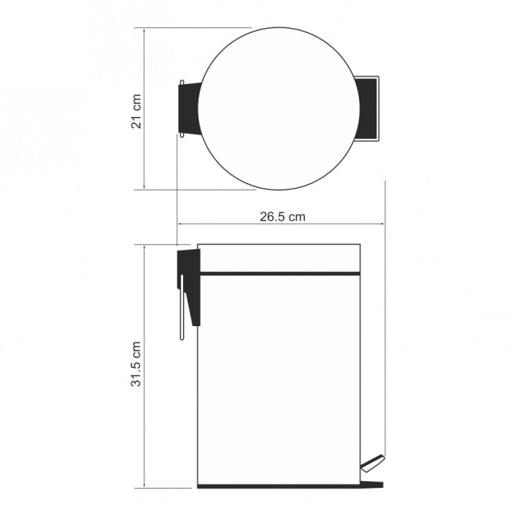WasserKRAFT K-665 Ведро 5L