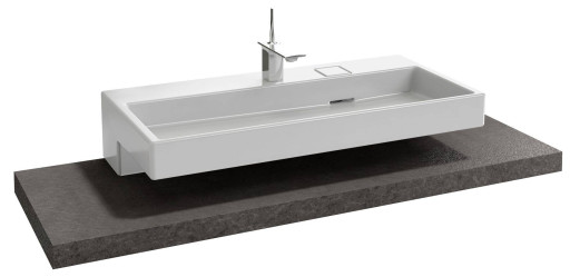 Столешница 150 см, без отверстия, светло-серый меламин с эффектом ламинации Jacob Delafon TERRACE EB1196-N05