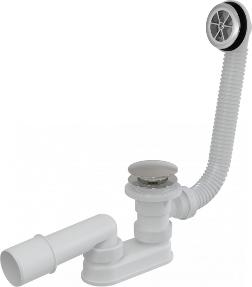 Сифон для душевого поддонa CLICK/CLACK, металл Alcadrain A503KM