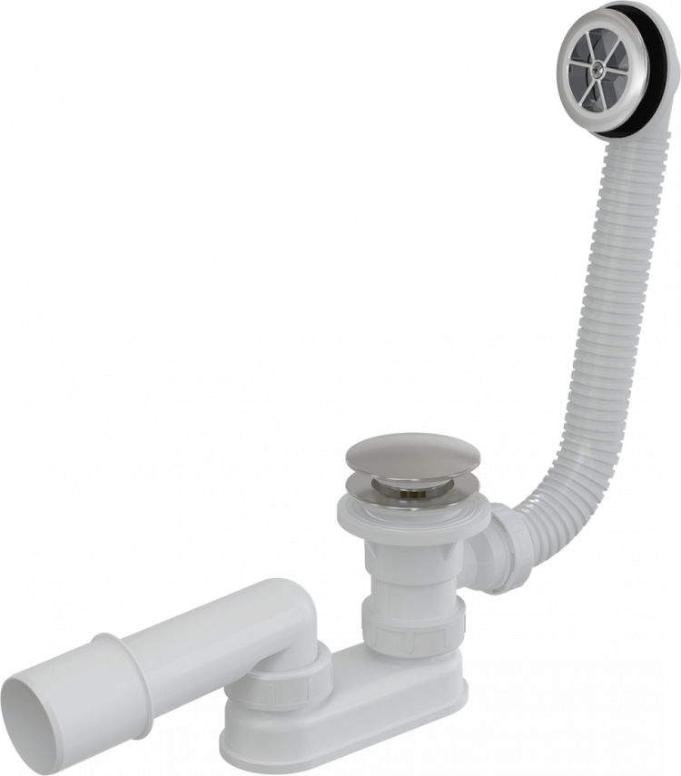 Сифон для душевого поддонa CLICK/CLACK, металл Alcadrain A503KM