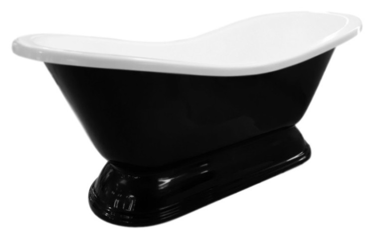 Ванна из искусственного камня Эстет Бостон 180x74 на подиуме