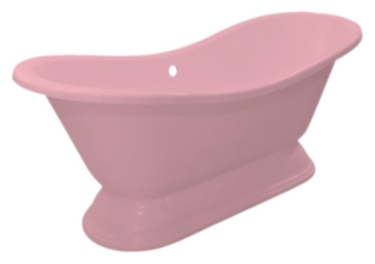 Ванна из искусственного камня Эстет Бостон 180x74 на подиуме