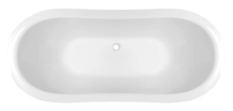 Ванна из искусственного камня Эстет Бостон 180x74 на подиуме