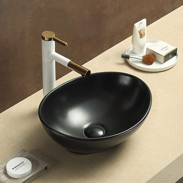 COMFORTY. Раковина 7838MB матовый черный