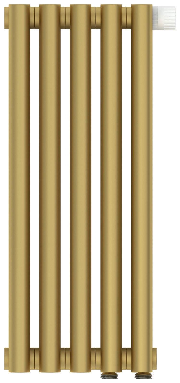 Отопительный радиатор Сунержа Эстет-00 EU50 500х225 5 секций Матовое золото