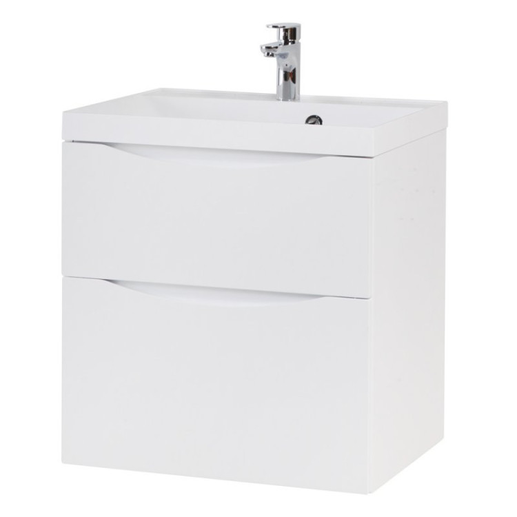 База под раковину подвесная с двумя выкатными ящиками 600x450x600 BelBagno MARINO-H60-600-2C-SO-BL-P
