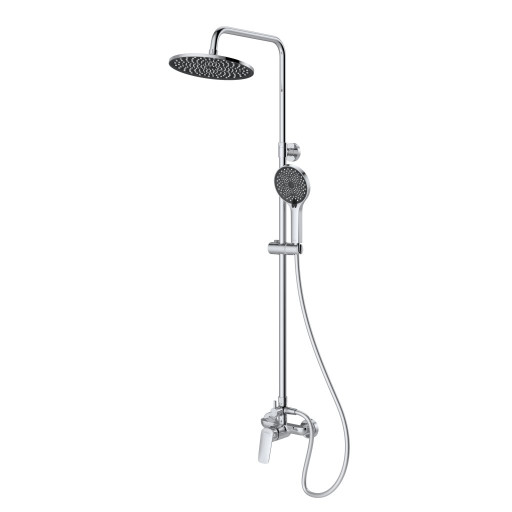 Душевая стойка со смесителем, верхним и ручным душем Cezares MARINO-DOCM-CRM