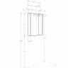 Зеркальный шкаф Aquaton Верди PRO 60 белый, ясень фабрик 1A206902VDAV0