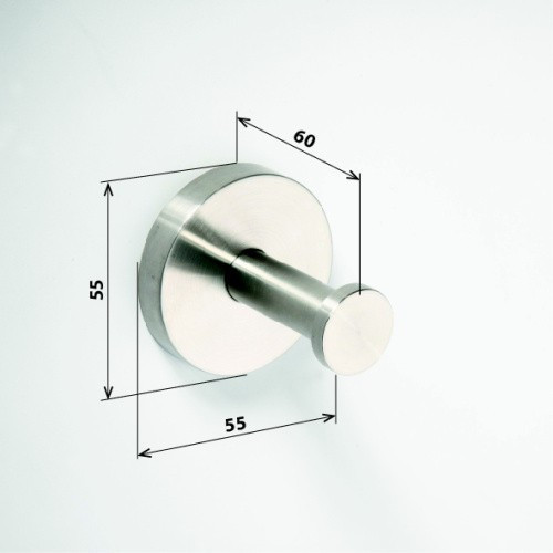 Крючок для полотенец Bemeta Neo stainless 104106065