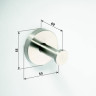 Крючок для полотенец Bemeta Neo stainless 104106065