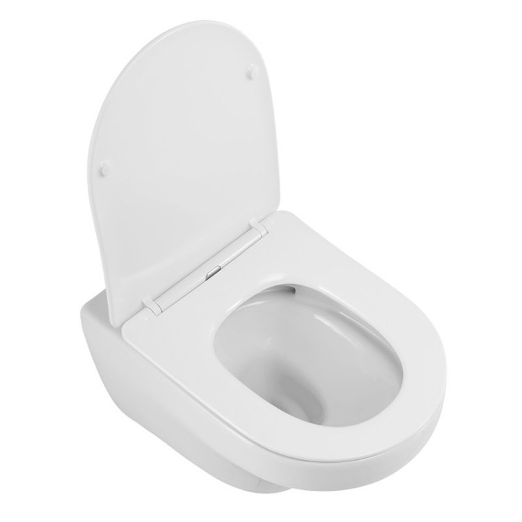 Сиденье дюропласт, soft close, металлическое крепление Cezares CZR-2316-SC