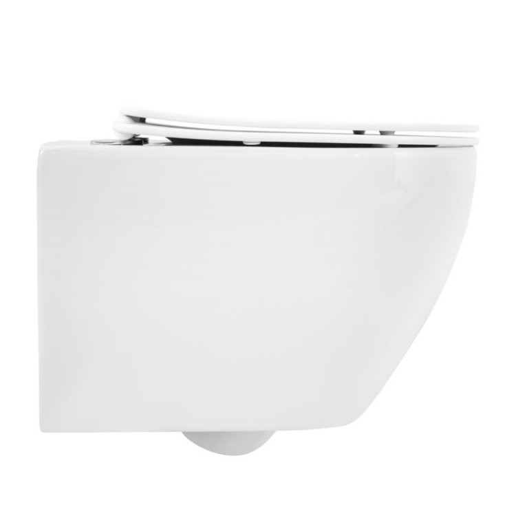 Сиденье дюропласт, soft close, металлическое крепление Cezares CZR-2316-SC