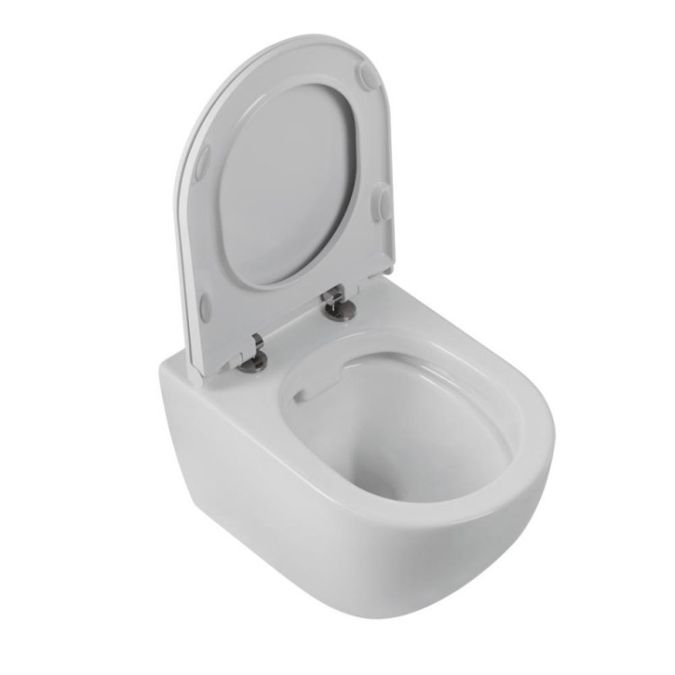 Сиденье дюропласт, soft close, металлическое крепление Cezares CZR-2316-SC