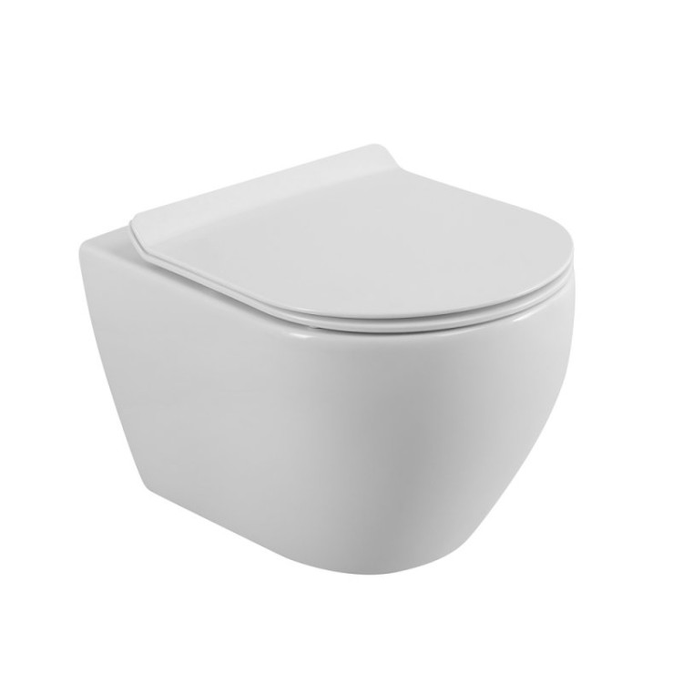 Сиденье дюропласт, soft close, металлическое крепление Cezares CZR-2316-SC