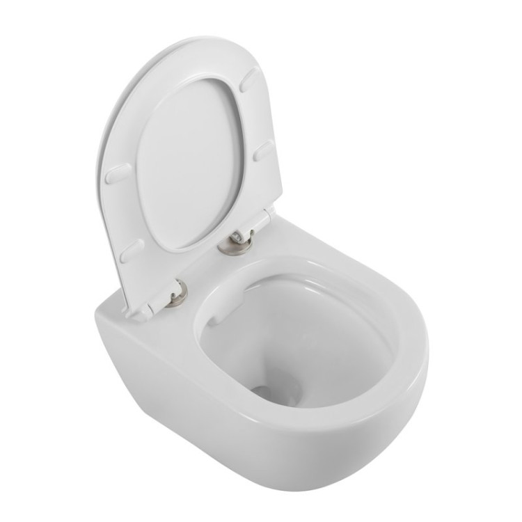 Сиденье дюропласт, soft close, металлическое крепление Cezares CZR-2316-SC