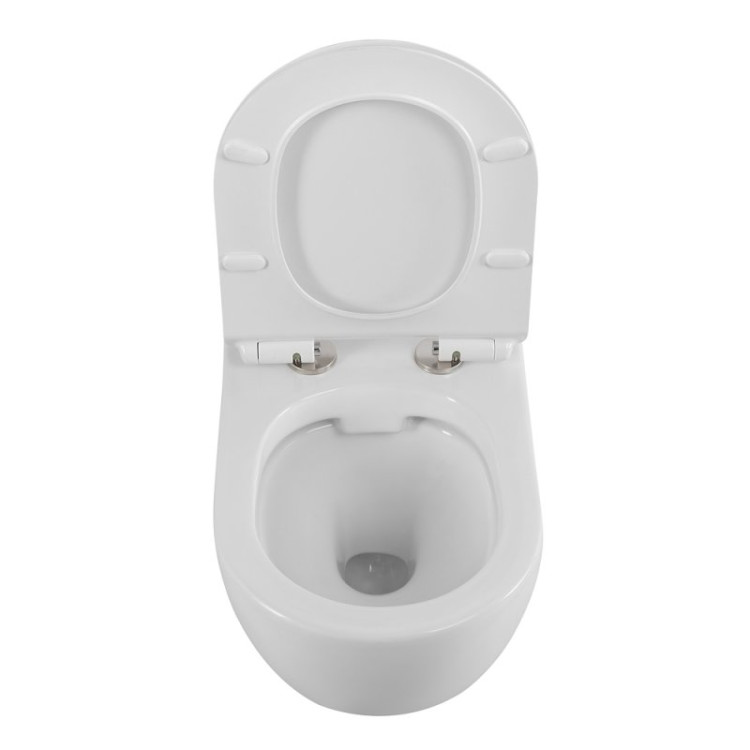 Сиденье дюропласт, soft close, металлическое крепление Cezares CZR-2316-SC