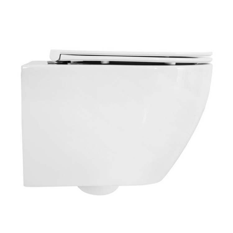 Сиденье дюропласт, soft close, металлическое крепление Cezares CZR-2316-SC