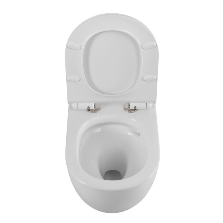 Сиденье дюропласт, soft close, металлическое крепление Cezares CZR-2316-SC