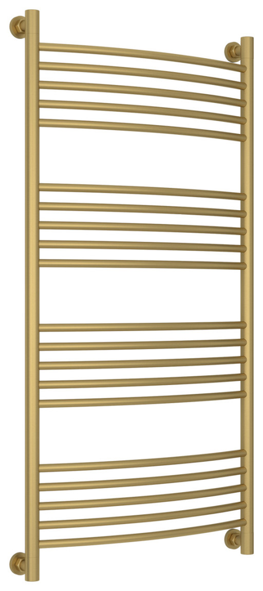 Полотенцесушитель водяной Сунержа Богема+ выгнутая 1200х600 Матовое золото