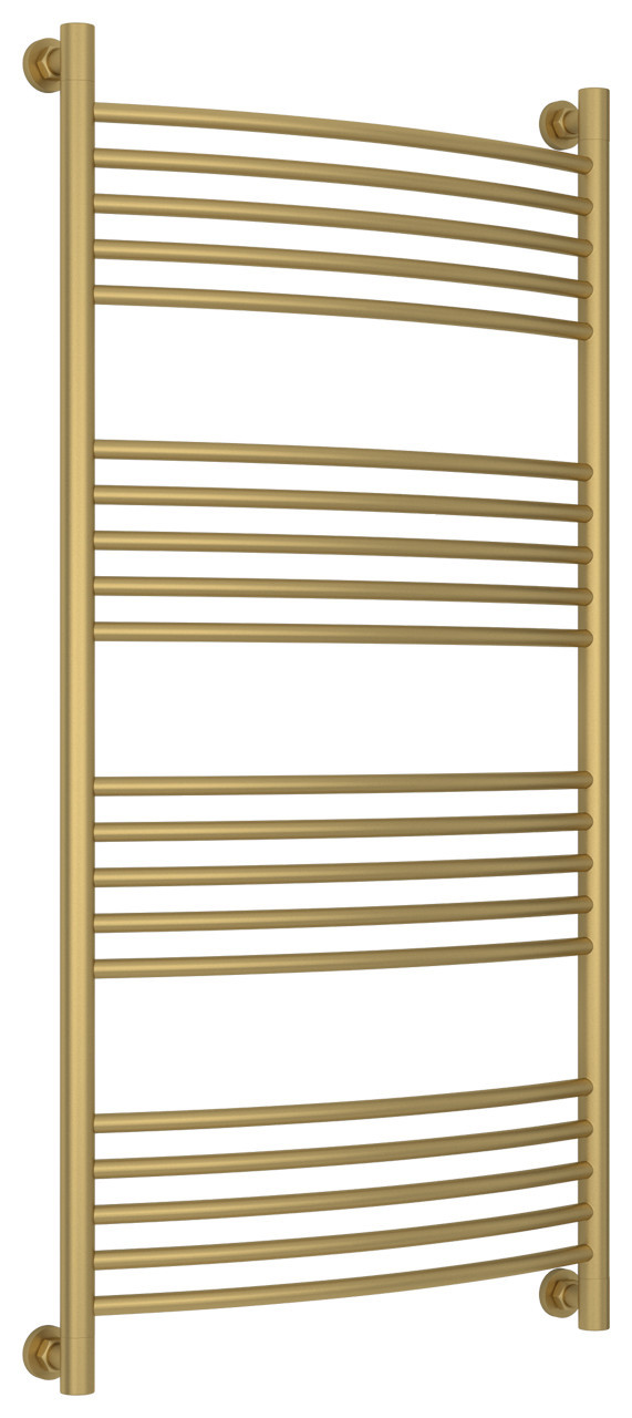 Полотенцесушитель водяной Сунержа Богема+ выгнутая 1200х600 Матовое золото