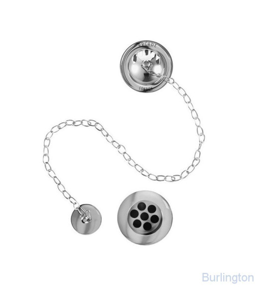 Слив-перелив с гибкой подводкой, ХРОМ