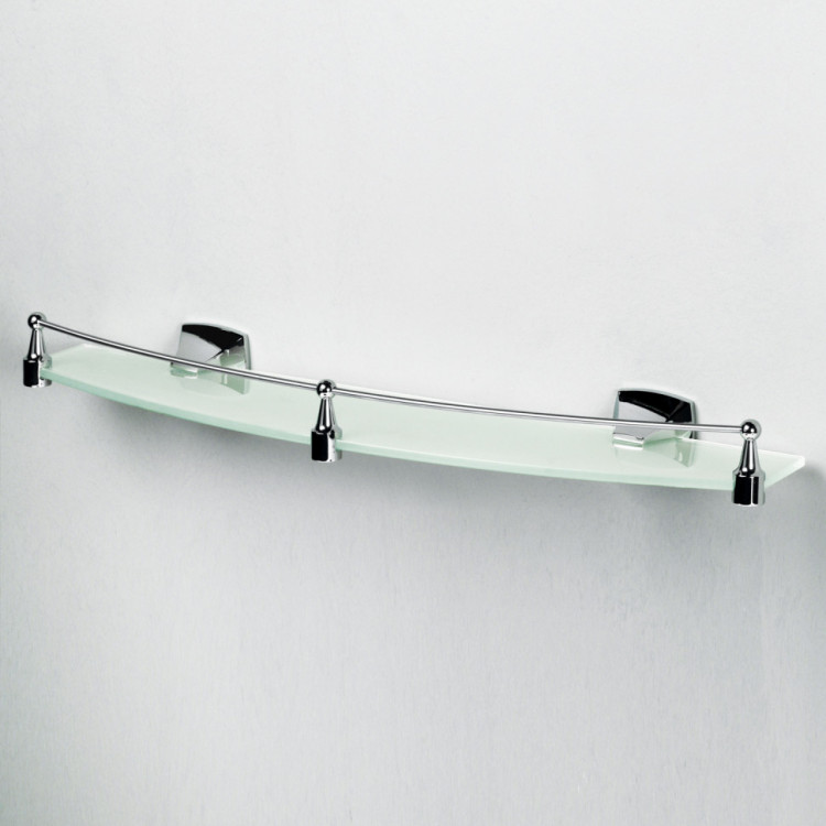 WasserKRAFT Wern K-2544 (ранее К-2524) Полка стеклянная с бортиком