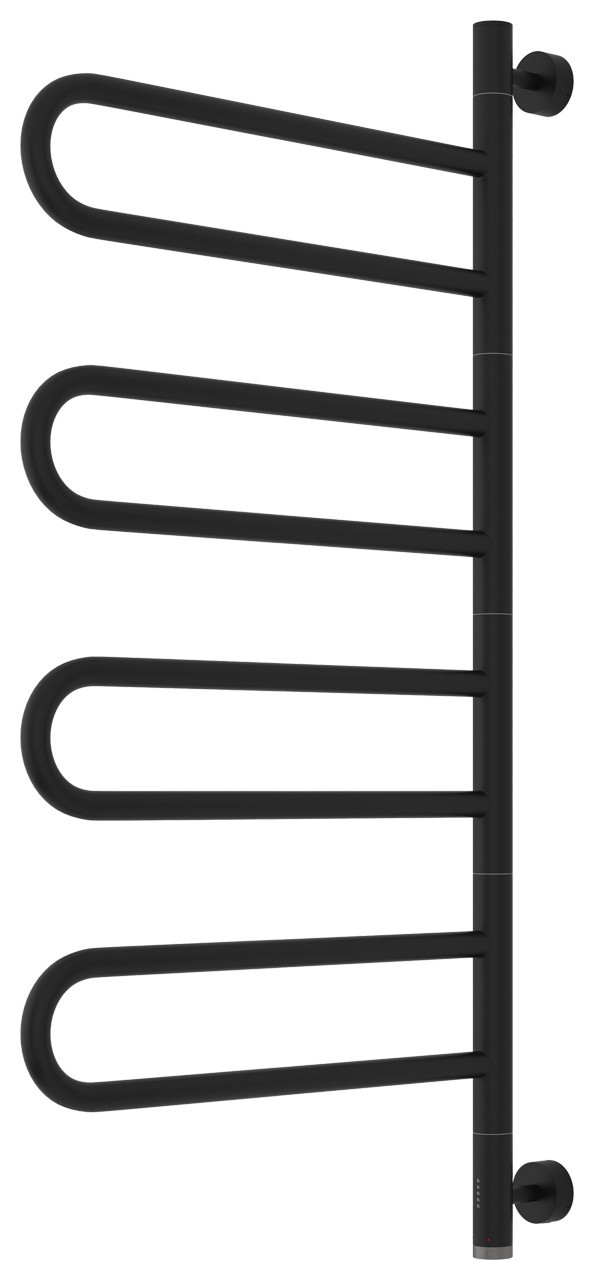 Полотенцесушитель электрический Сунержа Парео 4.0-4С 978х535 Матовый чёрный