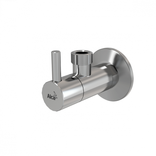 Угловой вентиль с фильтром 1/2&quot;×1/2&quot;, круглый Alcadrain ARV003
