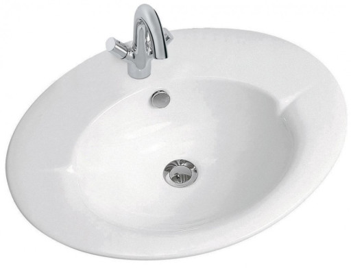 Встраиваемая раковина 60 х 48 см, устанавливаемая сверху Jacob Delafon PRESQU'ILEE1250-00