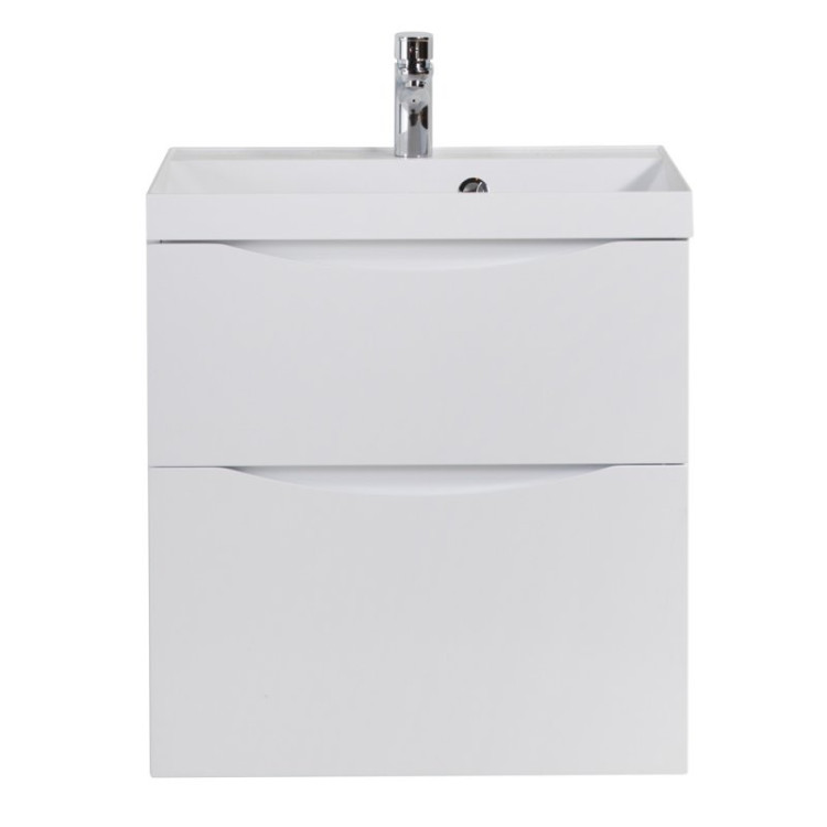 База под раковину подвесная с двумя выкатными ящиками 600x450x600 BelBagno MARINO-H60-600-2C-SO-RW-P