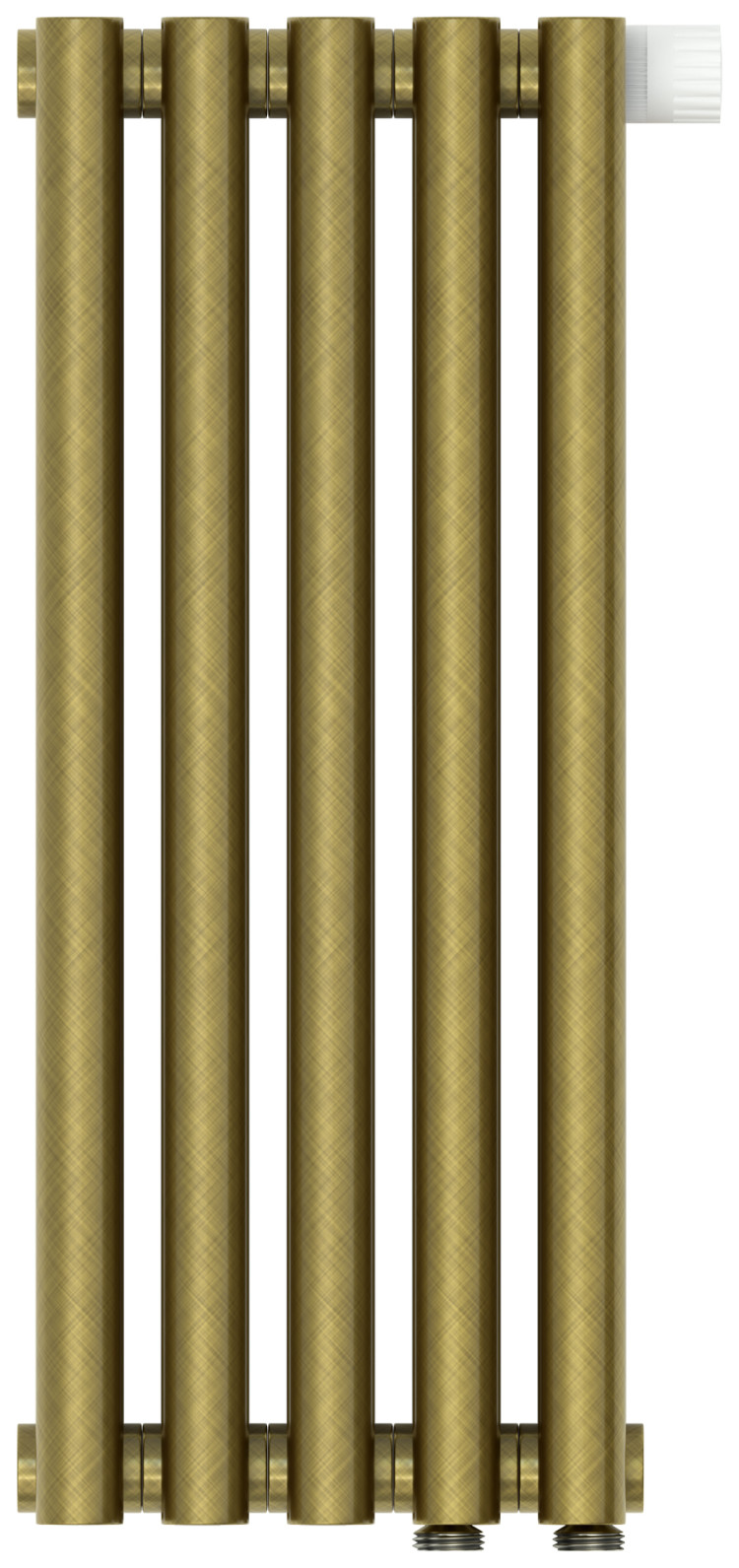 Отопительный радиатор Сунержа Эстет-1 EU50 правый 500х225 5 секций Состаренная бронза