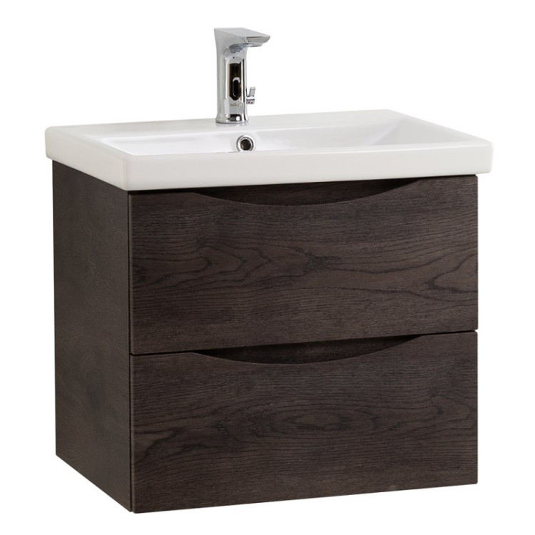 База под раковину подвесная с двумя выкатными ящиками 564x440x500 BelBagno MARINO-CER-600-2C-SO-RG-P