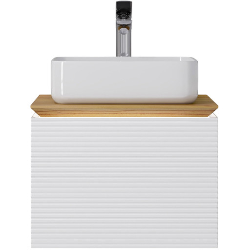 Тумба Karat 60, подвесная белая