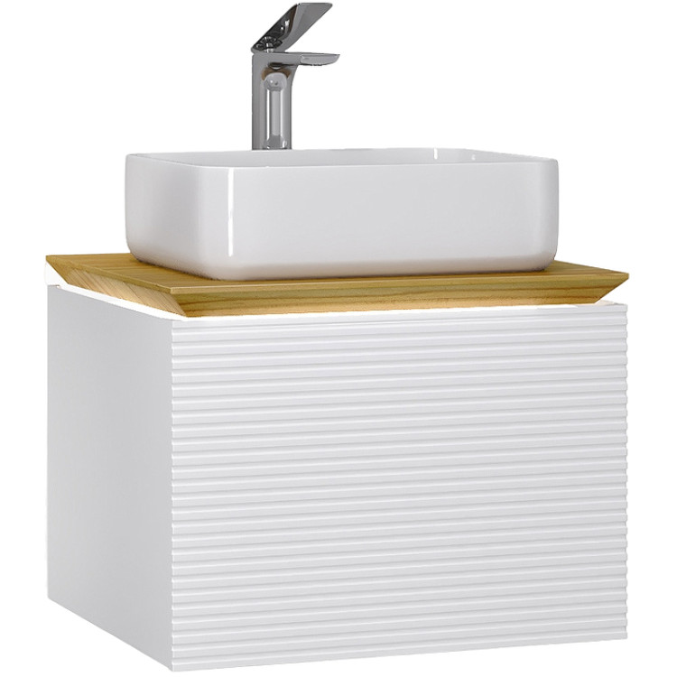 Тумба Karat 60, подвесная белая