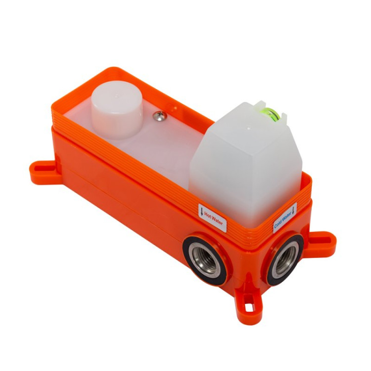 Смеситель для раковины без донного клапана встраиваемый, нержавеющая сталь Cezares ETN-BLVM-IN