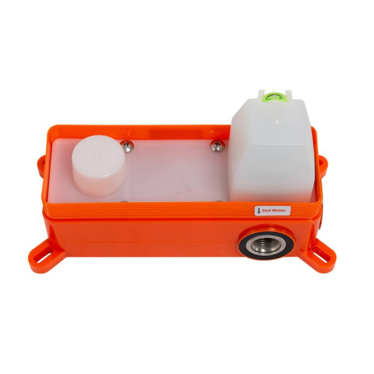 Смеситель для раковины без донного клапана встраиваемый, нержавеющая сталь Cezares ETN-BLVM-IN