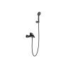 Смеситель для ванны с душевым набором Aquatek, матовый черный AQ1249MB ОБЕРОН