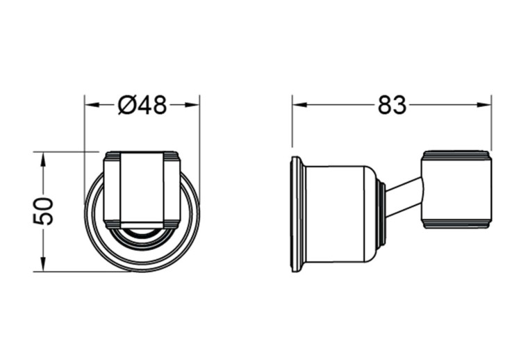 Держатель ручного душа Aquatek AQ2407CR КЛАССИК
