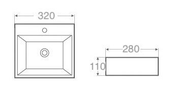 Раковина-чаша Mira 33 MR-3328