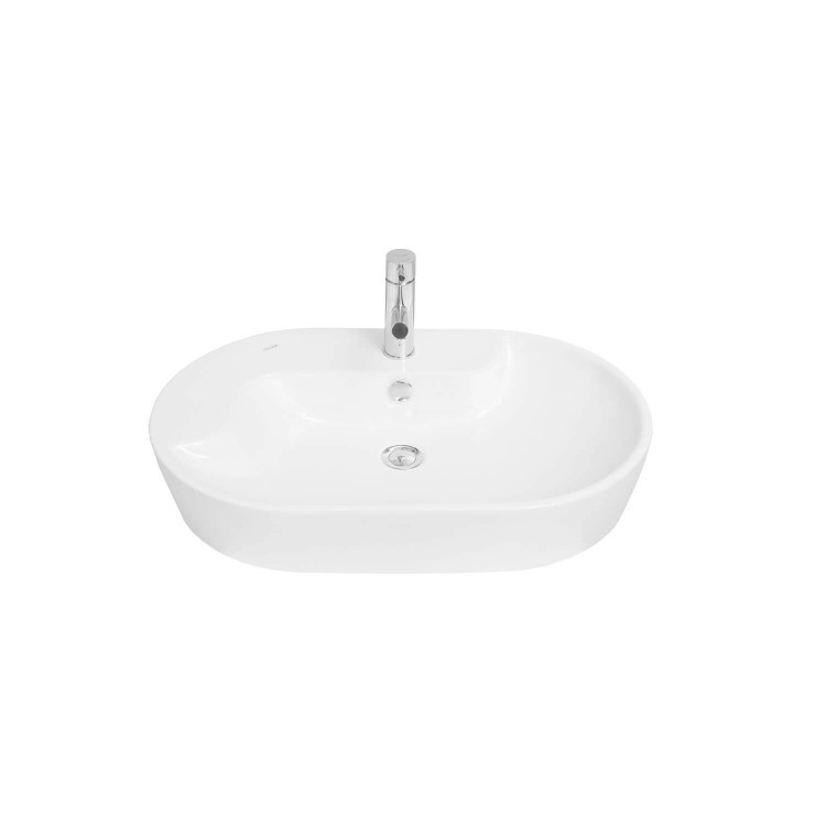 CREAVIT Раковина TP172 мебельная накладная (70х45)