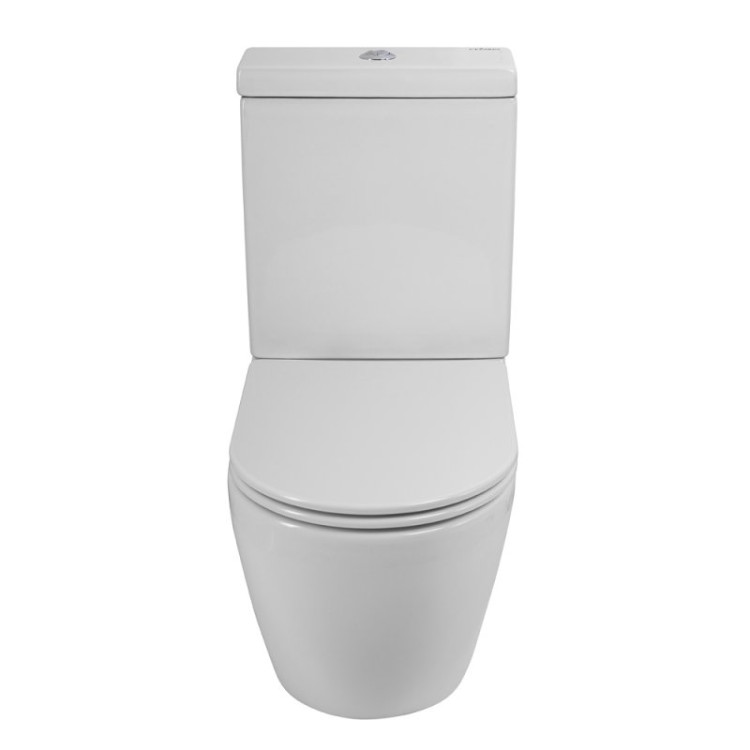 Сиденье дюропласт, soft close, металлическое крепление Cezares CZR-870-SC